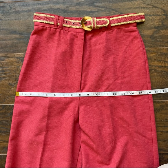 vintage pink wide leg pants - Picture 7 of 10